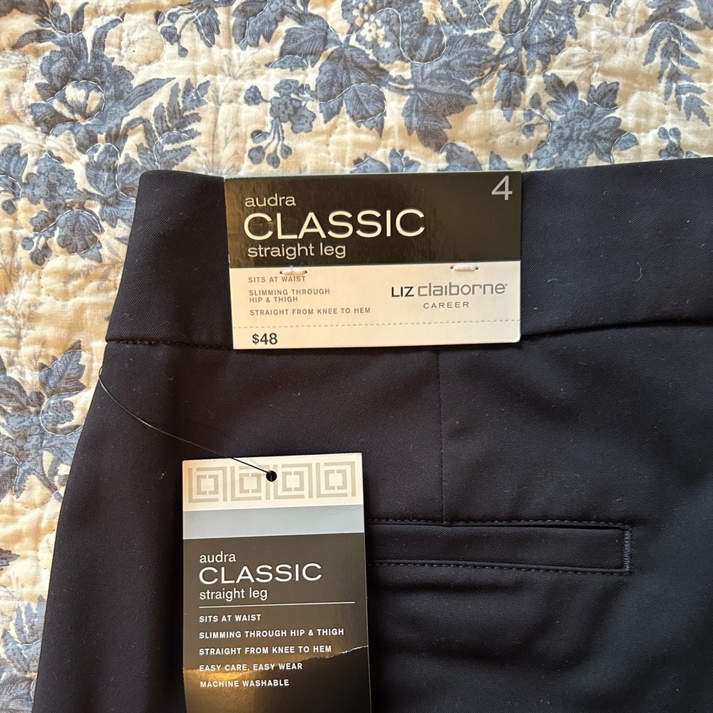 LizClaiborne Career Audra Classic StraightLeg Pant